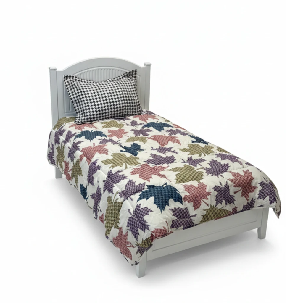 03408137 روتختی 1نفره ساتین سیلک 3تکه کد 2176 - تصویر 1