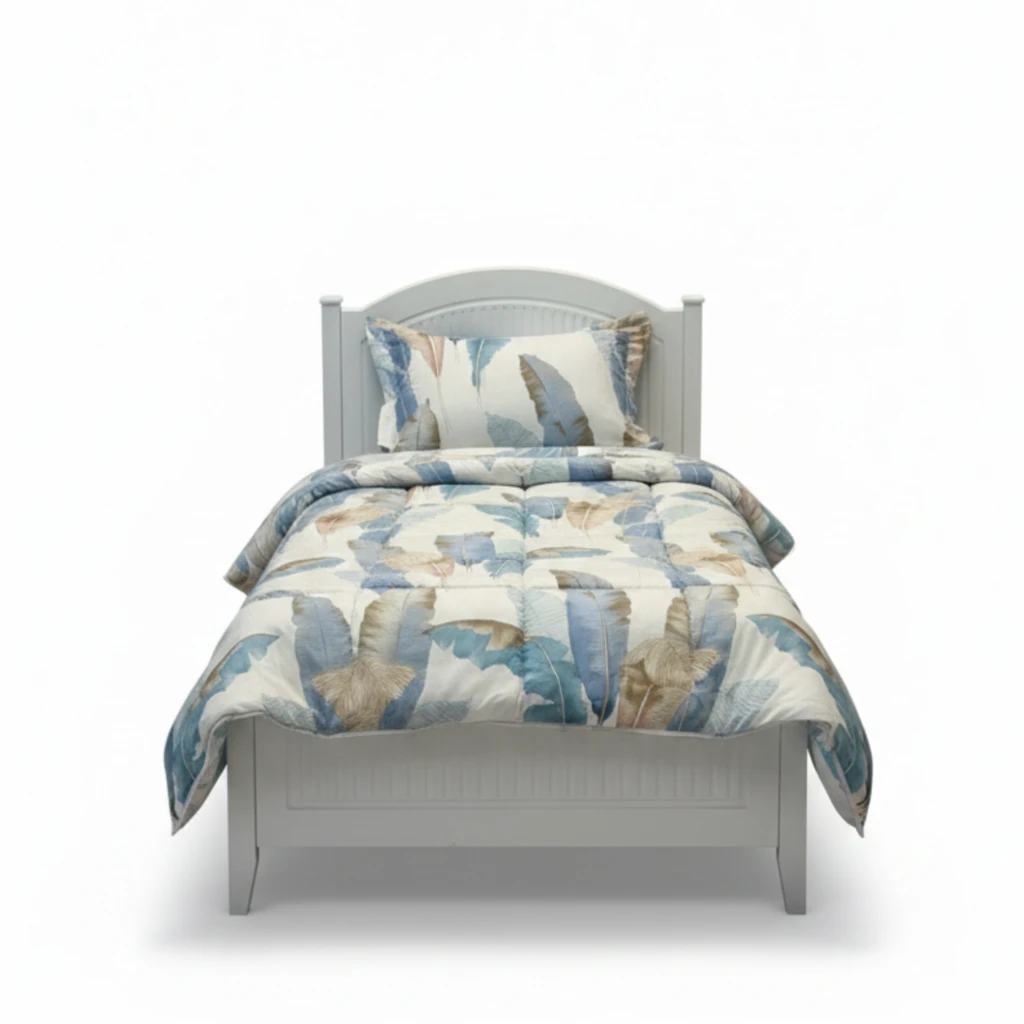 03408201 روتختی 1نفره ساتین سیلک 3تکه کد 2050 - تصویر 1