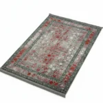 فرش سیزان DL73001 طوسی لاکی کلکسیون آروین