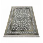 فرش  سیزان ND-70021 نقره‌ای طوسی کلکسیون آرین