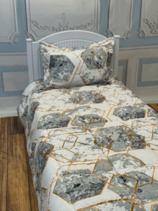 روتختی 1نفره  ساتین سیلک 3تکه کد 2133 - تصویر 6