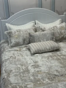 روتختی 2نفره  مخمل شانل گلدوزی 8تکه طرح سوگیل3 - تصویر 4