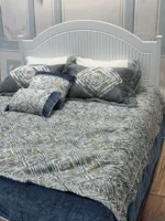 روتختی 2نفره مخمل شانل ترک کد 005 نرمین 8تکه - تصویر 6