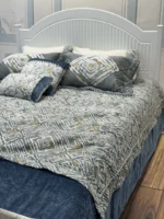 روتختی 2نفره مخمل شانل ترک کد 005 نرمین 8تکه - تصویر 4