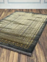 فرش سیزان ZT-73070 زغالی طلایی کلکسیون آروین - تصویر 4