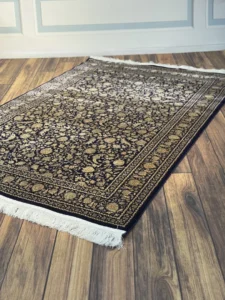 فرش  سیزان ST-12864 سرمه‌ای طلایی کلکسیون رستا - تصویر 5