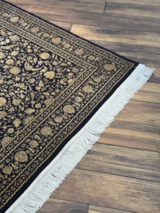 فرش  سیزان ST-12864 سرمه‌ای طلایی کلکسیون رستا - تصویر 4