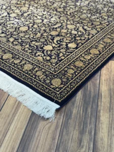 فرش  سیزان ST-12864 سرمه‌ای طلایی کلکسیون رستا - تصویر 3