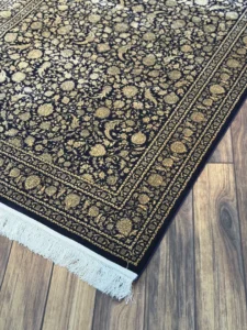 فرش  سیزان ST-12864 سرمه‌ای طلایی کلکسیون رستا - تصویر 2