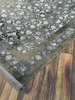 فرش  سیزان ND-70021 نقره‌ای طوسی کلکسیون آرین - تصویر 8