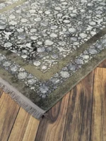 فرش  سیزان ND-70021 نقره‌ای طوسی کلکسیون آرین - تصویر 6