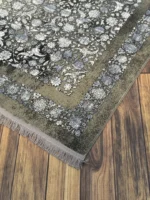 فرش  سیزان ND-70021 نقره‌ای طوسی کلکسیون آرین - تصویر 4