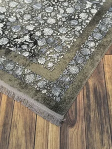 فرش  سیزان ND-70021 نقره‌ای طوسی کلکسیون آرین - تصویر 4