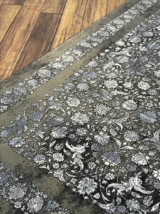 فرش  سیزان ND-70021 نقره‌ای طوسی کلکسیون آرین - تصویر 3