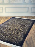 فرش  سیزان ST-12850 سرمه‌ای طلایی کلکسیون رستا - تصویر 6