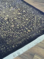 فرش  سیزان ST-12850 سرمه‌ای طلایی کلکسیون رستا - تصویر 4