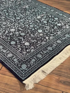 فرش سیزان SA-12864 سرمه‌ای آبی کلکسیون رستا - تصویر 3