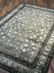 فرش  سیزان DG-73001 طوسی سبز کلکسیون آروین - تصویر 4