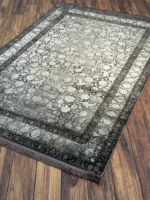 فرش  سیزان DG-73001 طوسی سبز کلکسیون آروین - تصویر 3