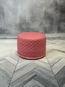 پاف چرمی گلدوزی - تصویر 3