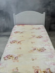 پتو یک نفره زمستانه خارجی دو رو طرح گل گلبهی - تصویر 5