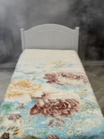 پتو 1 نفره زمستانه خارجی دو رو  طرح آبی روشن - تصویر 6