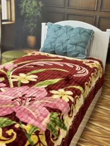 پتو 1نفره زمستانه نسيم طرح 88 - تصویر 4