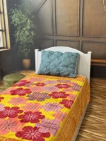 پتو 1نفره 2.00*1.50 زمستانه نسیم طرح 45 رنگ 25 پلی استر 1.500کیلوگرمی - تصویر 2