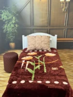 پتو 1نفره 2.20*1.60 زمستانه نرمین طرح 87 رنگ 30 پلی استر 2.200کیلوگرمی - تصویر 5