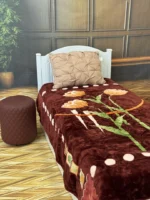 پتو 1نفره 2.20*1.60 زمستانه نرمین طرح 87 رنگ 30 پلی استر 2.200کیلوگرمی - تصویر 2