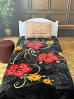 پتو 1نفره 2.20*1.60 زمستانه نرمین طرح 3 رنگ 35 پلی استر 2.200کیلوگرمی - تصویر 5