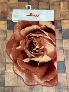 پادری نیم دایره زرباف طرح رز مینیاتوری (سه بعدی و اکریلیک) - تصویر 4