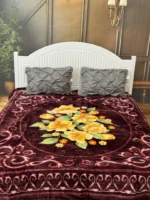 پتو دو نفره نرمینه مدل نسیم طرح 51 - زمستانه و ضخیم (230×200) - تصویر 3