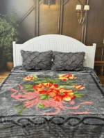 پتو نرمینه بافت مدل نسیم دو نفره طرح 43 – ضخیم و زمستانه (230×200) - تصویر 4