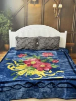 پتو نرمینه بافت مدل نسیم دو نفره طرح 43 – ضخیم و زمستانه (230×200) - تصویر 3