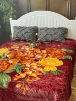 پتو زمستانه نرمین 2 نفره طرح 77 - تصویر 2