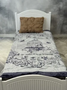 پتو ژله ای یک نفره سروین طرح قفس - تصویر 3