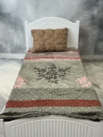 پتو ژله ای یک نفره سروین طرح شاخ و برگ - تصویر 2