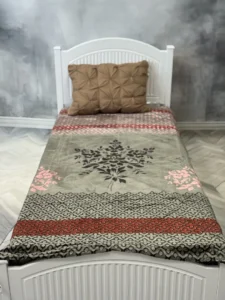 پتو ژله ای یک نفره سروین طرح شاخ و برگ - تصویر 2