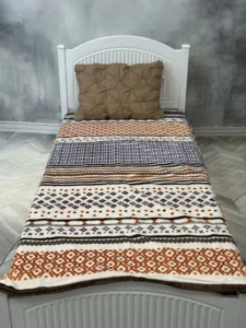 پتو ژله ای یک نفره سروین طرح ریزنقش - تصویر 2