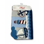 پادری فرش زرباف طرح ملوان آبی پسر