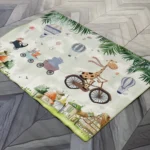 قالیچه چوغا فانتزی پشت ترمز طرح شهربازی حیوانات - تصویر 2