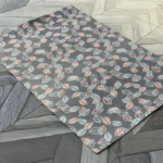 قالیچه اکونومی فانتزی پشت ترمز طرح برگ صورتی - تصویر 2