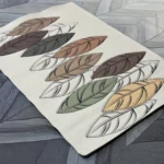 قالیچه مت فانتزی پشت ترمز طرح برگ پائیزی - تصویر 2