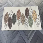 قالیچه مت فانتزی پشت ترمز طرح برگ پائیزی - تصویر 3