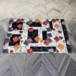 قالیچه فوم دار  فانتزی پشت ترمز طرح هندسی - تصویر 4