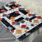 قالیچه فوم دار  فانتزی پشت ترمز طرح هندسی - تصویر 2