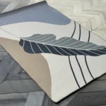 قالیچه فوم دار فانتزی پشت ترمز طرح برگ و موج - تصویر 2