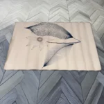 قالیچه فوم دار  فانتزی پشت ترمز طرح گل - تصویر 4