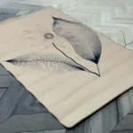 قالیچه فوم دار  فانتزی پشت ترمز طرح گل - تصویر 2